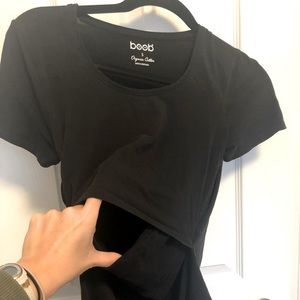 boob organic cotton nursing shirt, size small